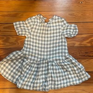 Zara gingham dress 2-3